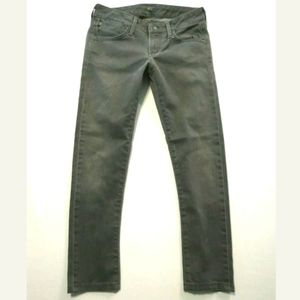 AGoldE jeans Chloe slim fit cropped Capri Gray 25